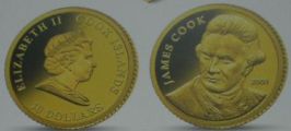 Baza monet EXG - Wyspy Cooka James Cook 10 Dolarów